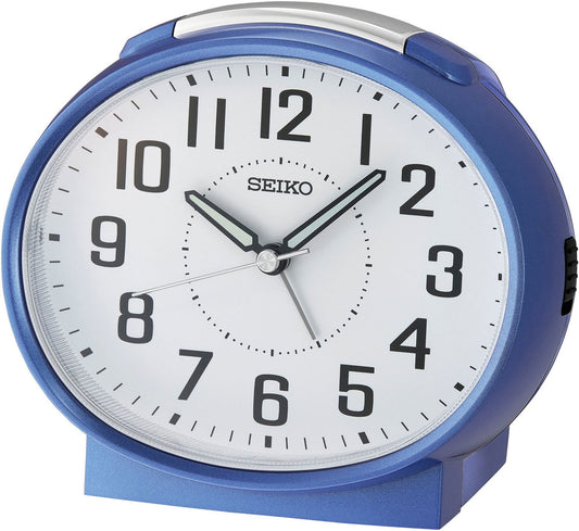 Seiko Analog Alarm Clock 11.2x13x8.1 cm Plastic • Silent movement • Bell alarm