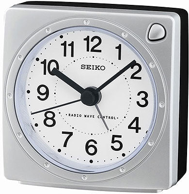 Seiko Modern Radio Alarm Clock 7.8 x 7.5 x 4.4 cm Plastic • Radio-controlled • With snooze function