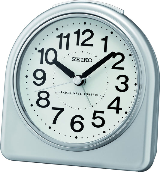 Seiko Radio Alarm Clock Round 11.4 cm Plastic • Radio-controlled • Snooze function