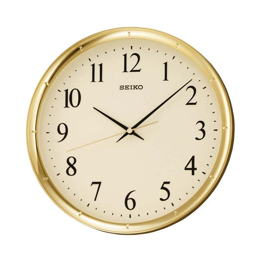 Seiko Wall Clock 31.1x31.1x4.4 cm Plastic • Silent Quartz Movement • Clear Numerals