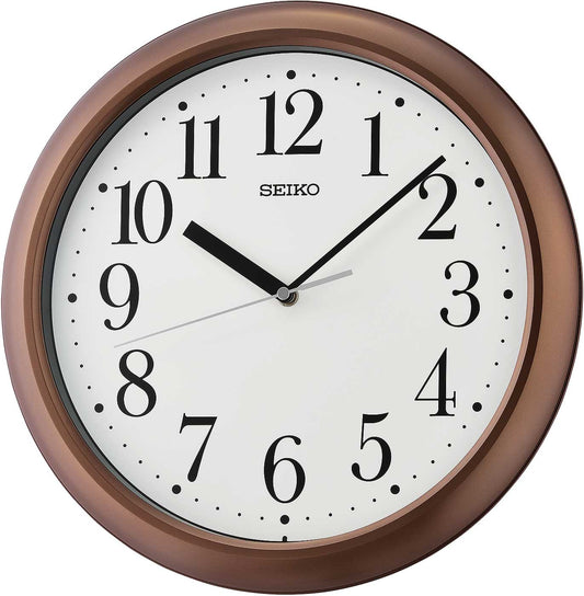 Seiko Wall Clock 32.5 cm Ø Plastic • Precise Quartz Movement • Clear Design