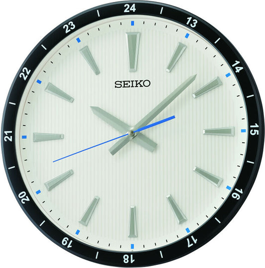 Seiko Wall Clock 35x35x4.5 cm Plastic • Silent Quartz Movement • Modern Design