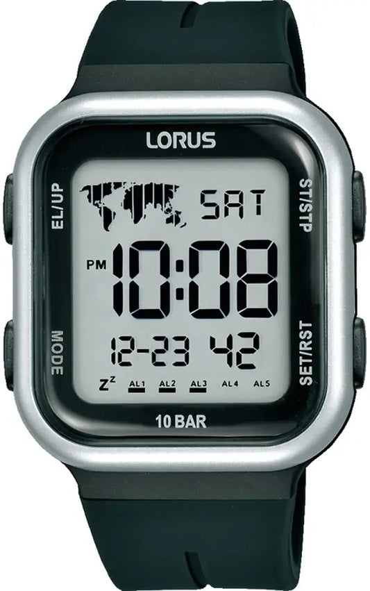 Lorus Digital R2351PX9 Uhr • 10 Bar wasserdicht • EL Backlight