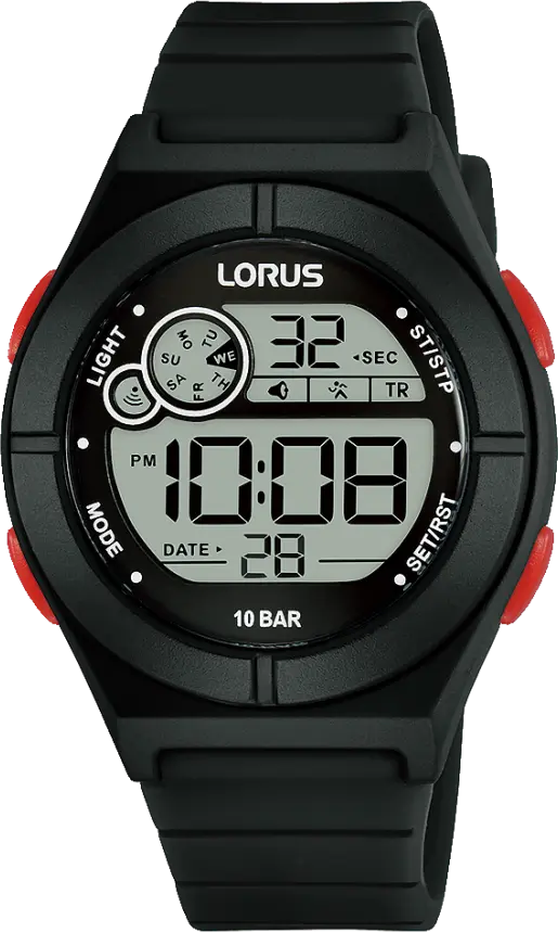 Lorus R2363NX9 Boys' Watch • 10 Bar Water Resistant • Chronograph & Alarm