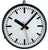 Horloge murale GER-Technik 60 cm Ø métal • Radio-pilotée • Boîtier robuste