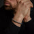 Armband aus 6mm grauen, scheibenförmigem Naturstein mit Edelstahlverschluss - Rebel&Rose Modell: RR-60094-S-L