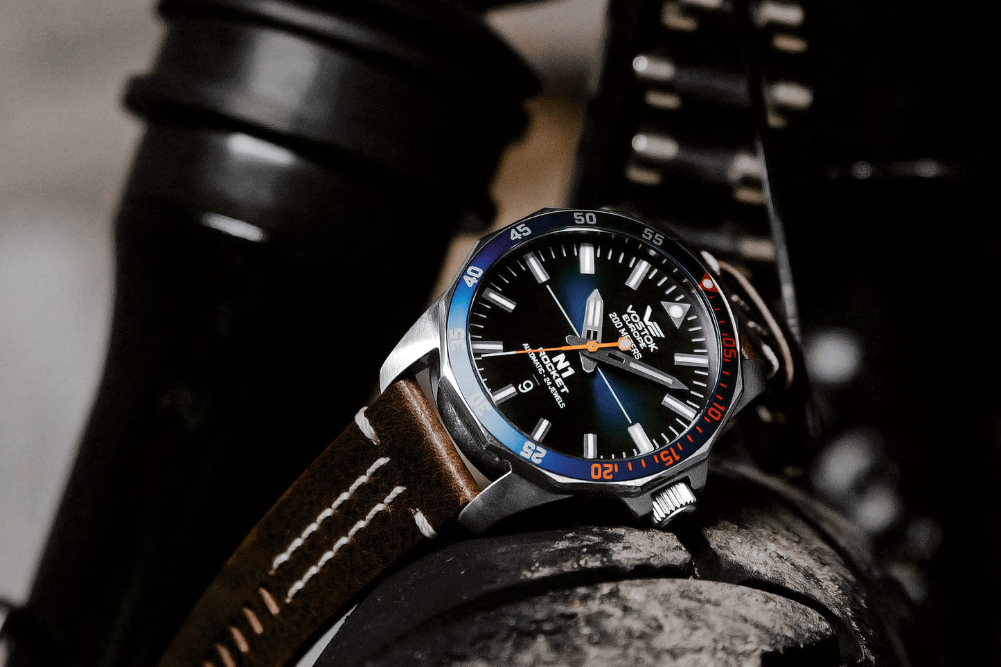 Vostok Europe Rocket N1 NH35A-225B616 Men's Watch • K1 Glass