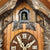 Rombach & Haas TRADITION 3460-N Zegar ścienny drewniany (ciemny) • Mechanizm 8-dniowy • Ręcznie rzeźbiony zegar z sową