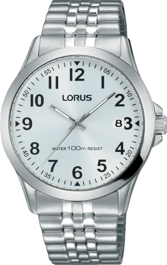 Lorus Classic RS975CX9 Men's Watch • Precise Quartz Movement • Robust Stainless Steel Case