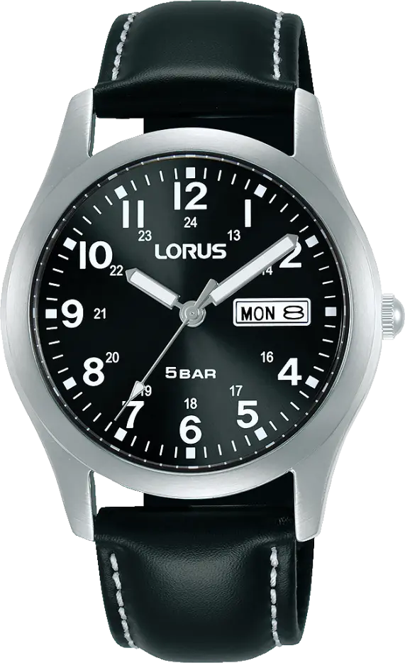 Lorus Classic RXN79DX9 Men's Watch • Quartz • Date & Day Display