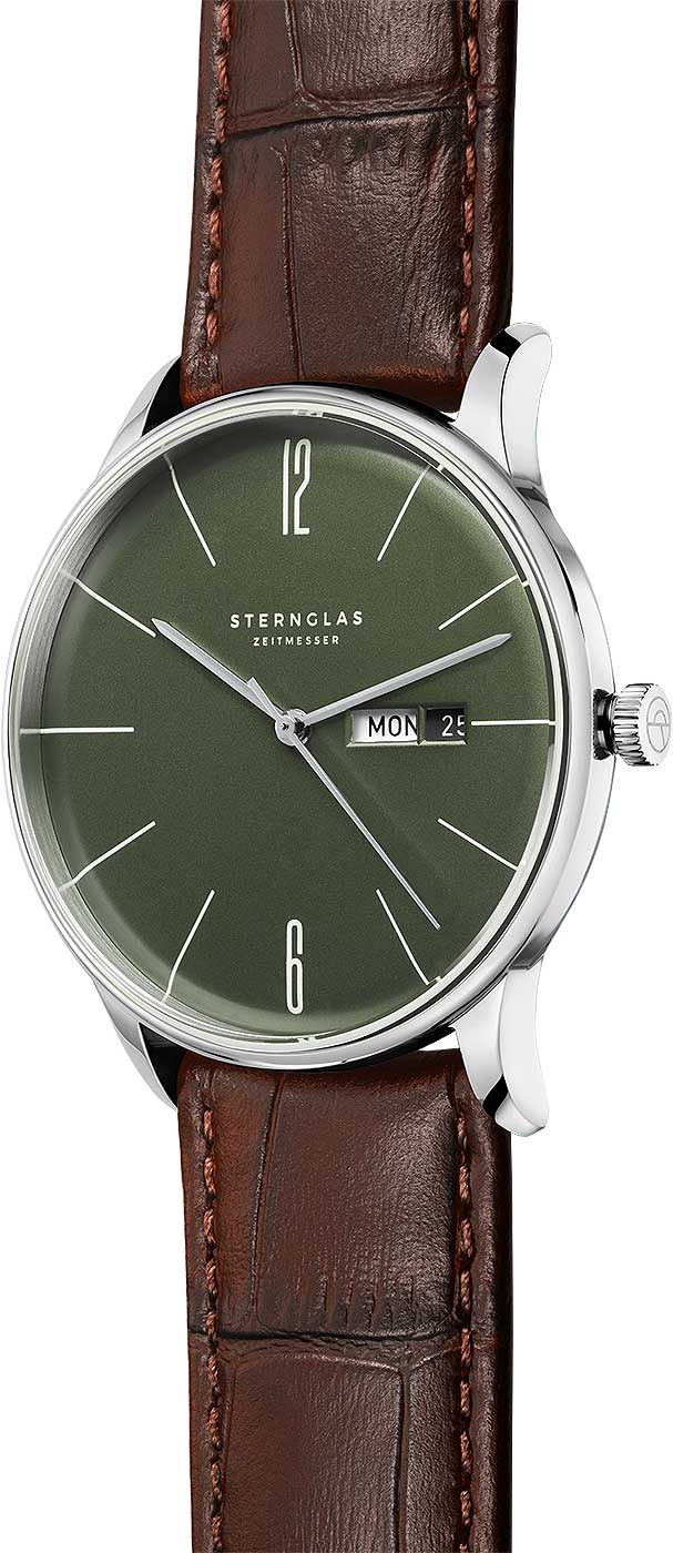 Sternglas Berlin S01-BE08-HE05 Herrenuhr • Saphirglas • Day-Date