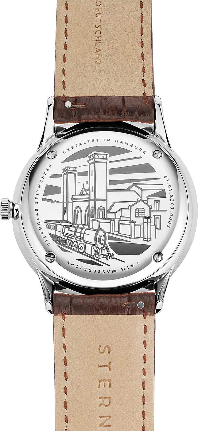 Sternglas Berlin S01-BE08-HE05 Herrenuhr • Saphirglas • Day-Date