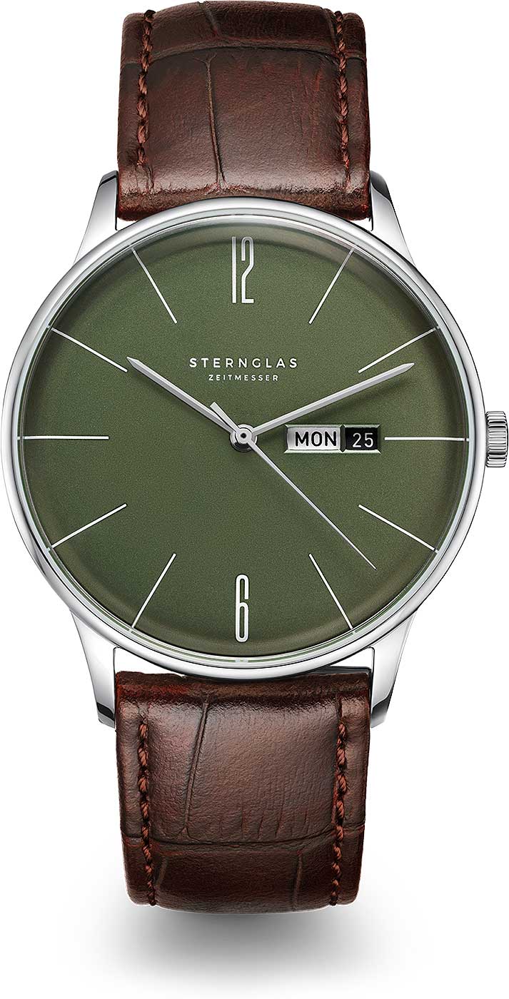 Sternglas Berlin S01-BE08-HE05 Herrenuhr • Saphirglas • Day-Date