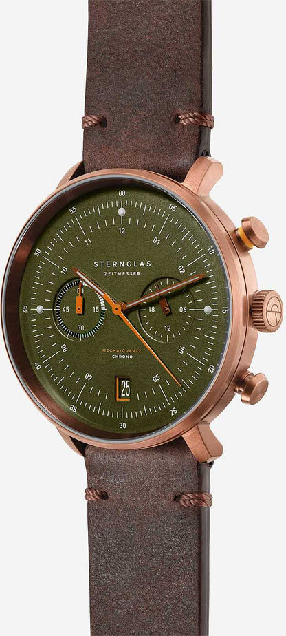 Sternglas Hamburg S01-HC35-VI17 Herrenuhr • Mecha-Quartz • Saphirglas