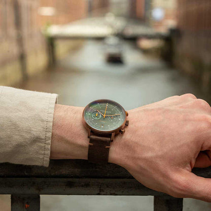 Sternglas Hamburg S01-HC35-VI17 Herrenuhr • Mecha-Quartz • Saphirglas