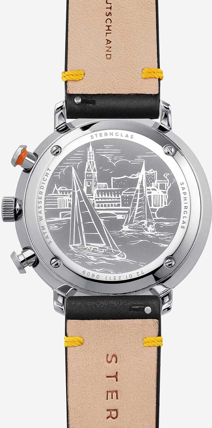 Sternglas Hamburg Chrono S01-HC36-VI22 Herrenuhr • Limitiert