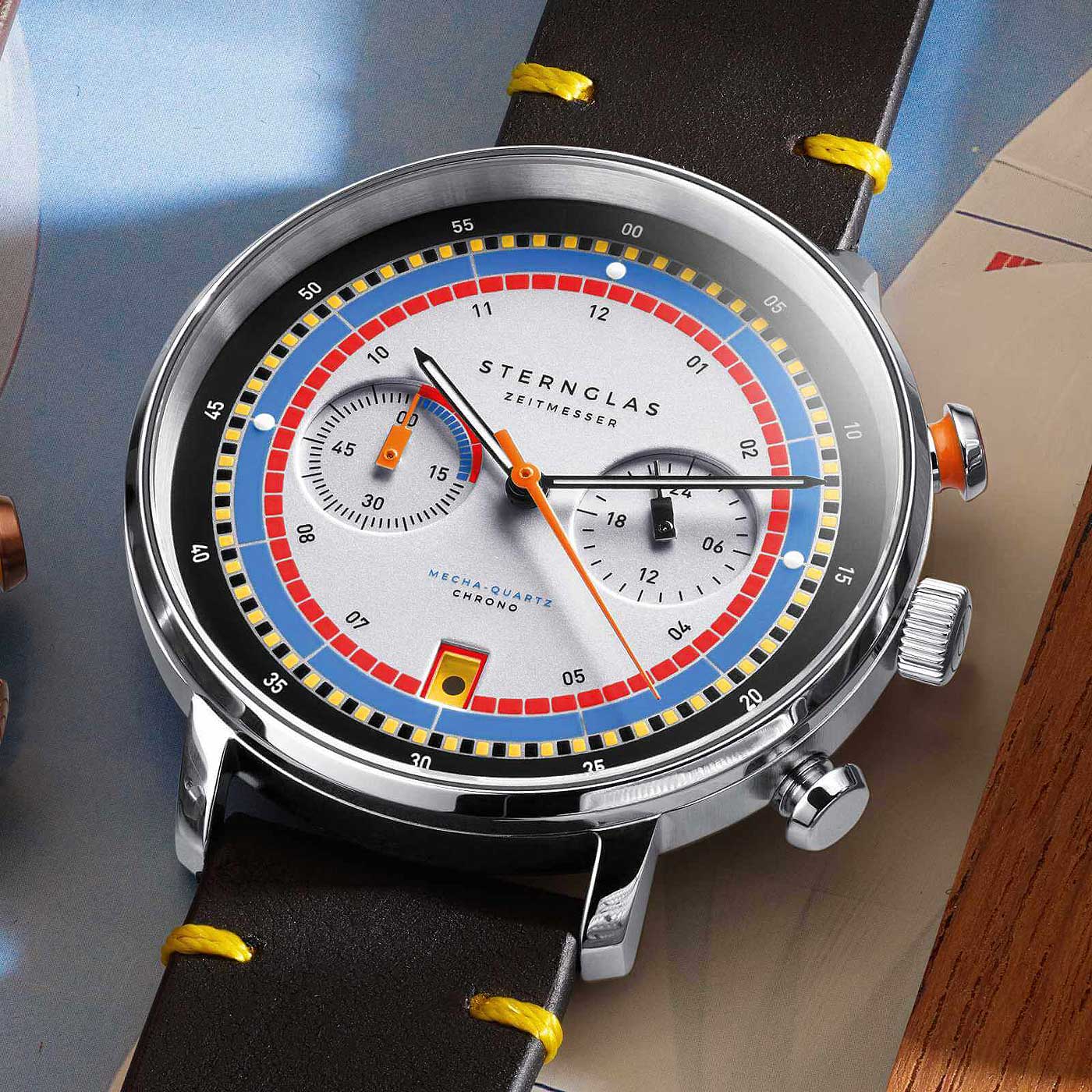 Sternglas Hamburg Chrono S01-HC36-VI22 Herrenuhr • Limitiert