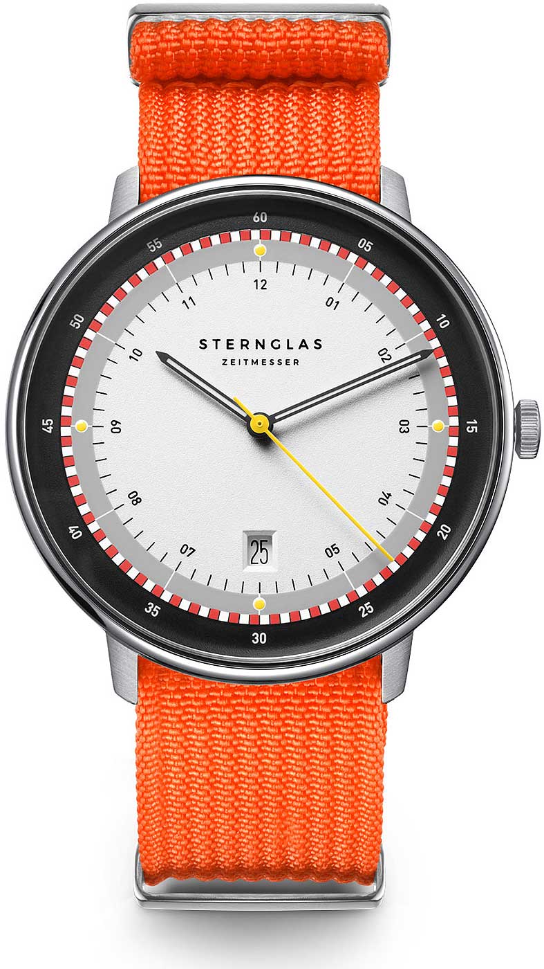 Montre pour homme Sternglas Naos S01-NA01-PR01 • Mouvement à quartz • Verre saphir