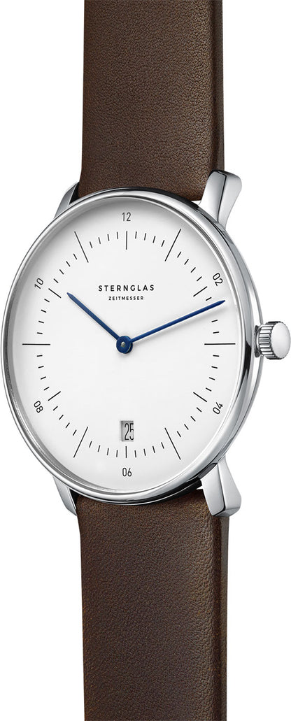 Montre Homme Sternglas Naos S01-NA01-PR04 • Verre saphir • Mouvement à quartz précis
