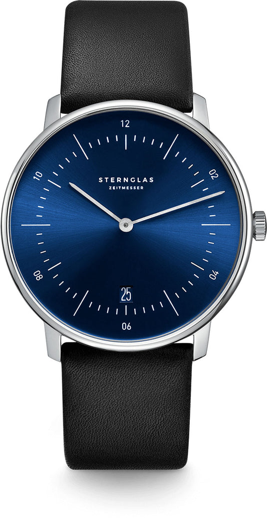 Sternglas Naos S01-NA01-PR01 Montre Homme • Verre saphir • Mouvement à quartz