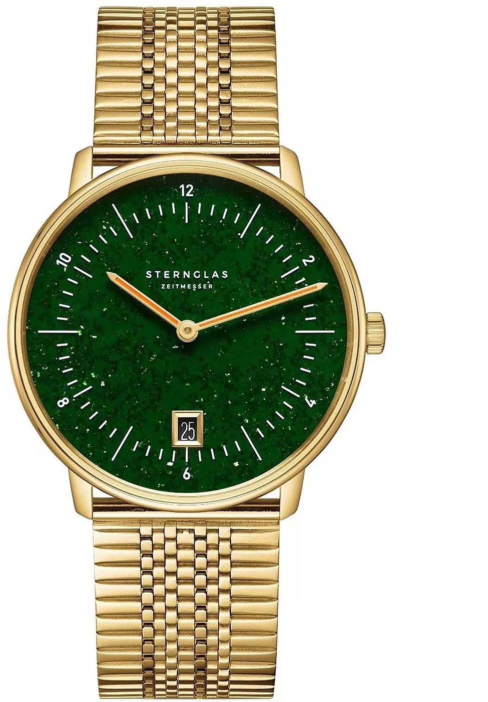 Sternglas Naos Edition Aventurine S01-NAN41-ME09 Watch • Aventurine Dial • Sapphire Glass