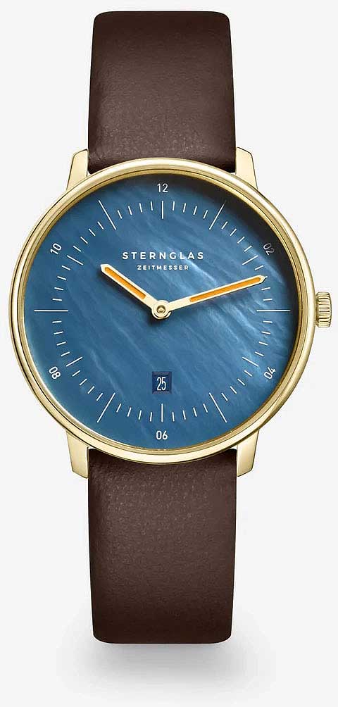 Sternglas Naos XS S01-NDP07-KL18 Damenuhr • Perlmutt • Saphirglas