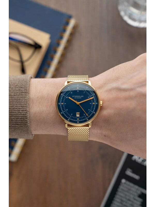 Sternglas Hamburg S01-HH07-MI05 Herrenuhr • Saphirglas • Ronda