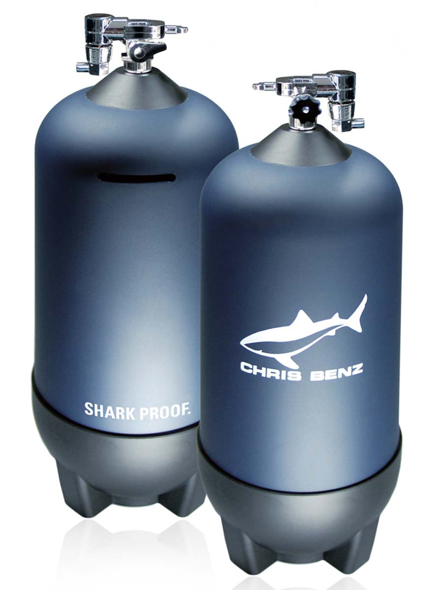 Montre pour homme Chris Benz CB-D200X-SI-MB • Profondimètre • Verre saphir