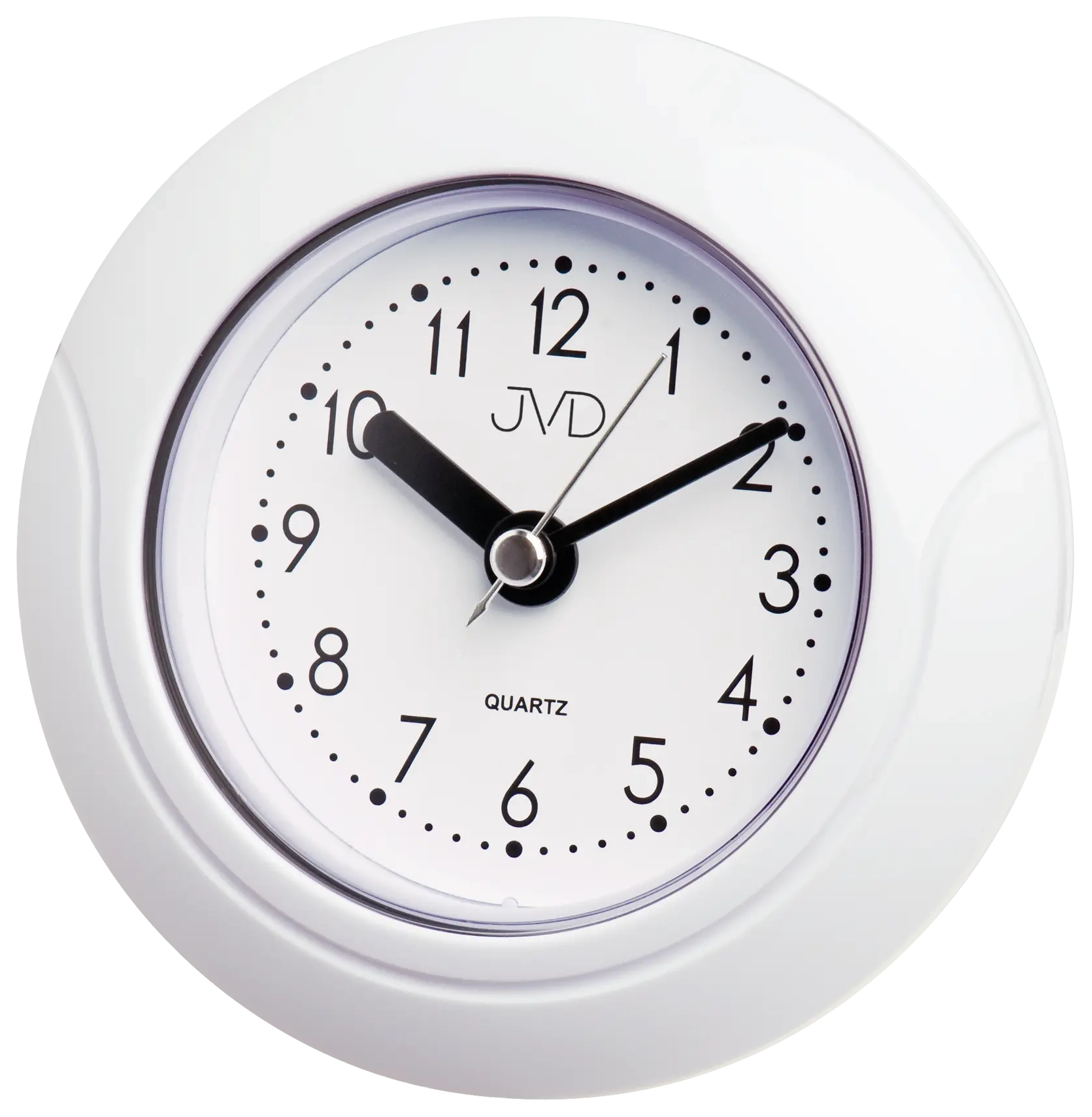 JVD Wall Clock 25.5x25.5x5 cm Plastic • Silent Quartz Movement • Modern Design
