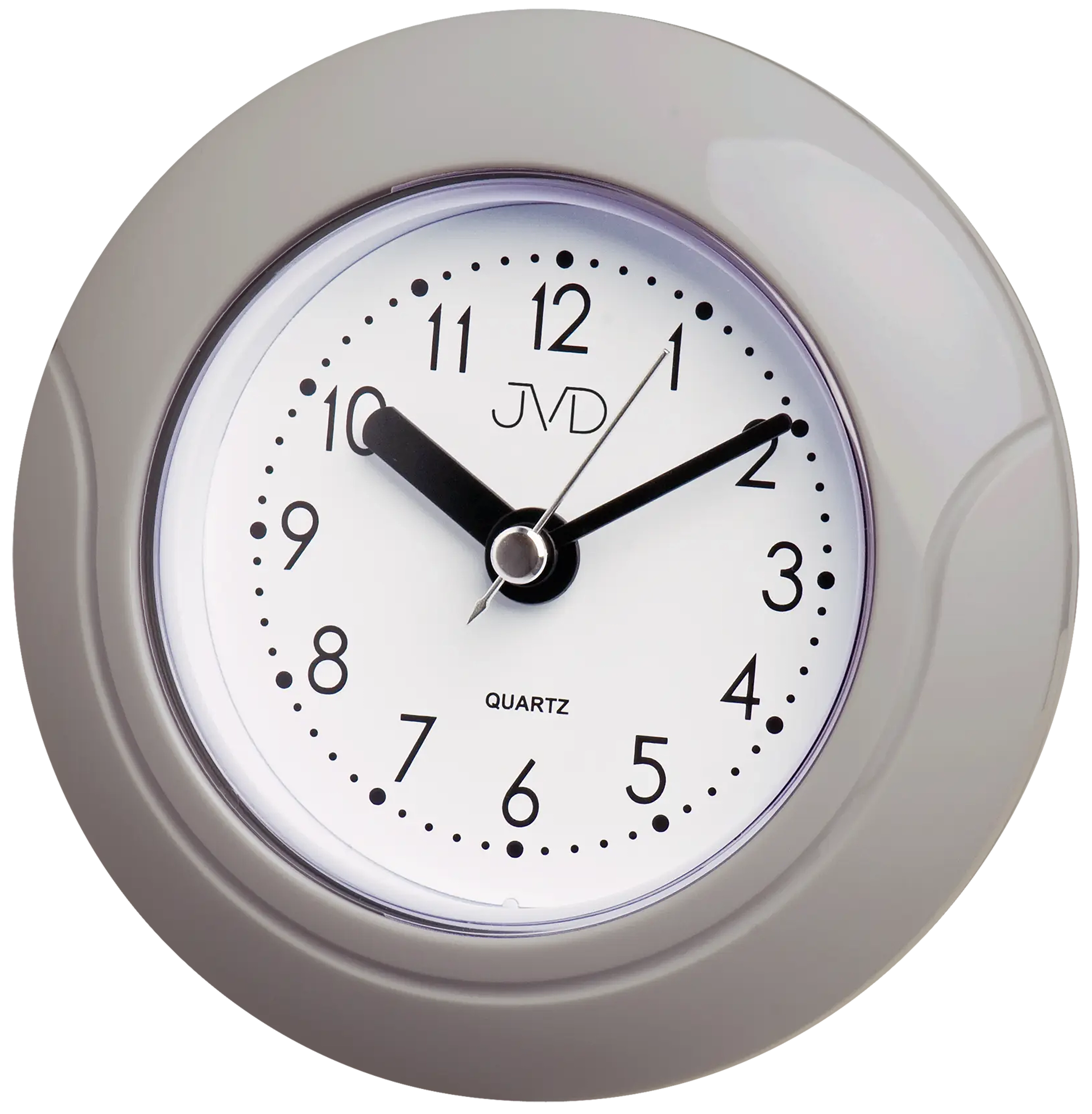 JVD Wall Clock 13.5x13.5 cm Plastic • Silent • Waterproof