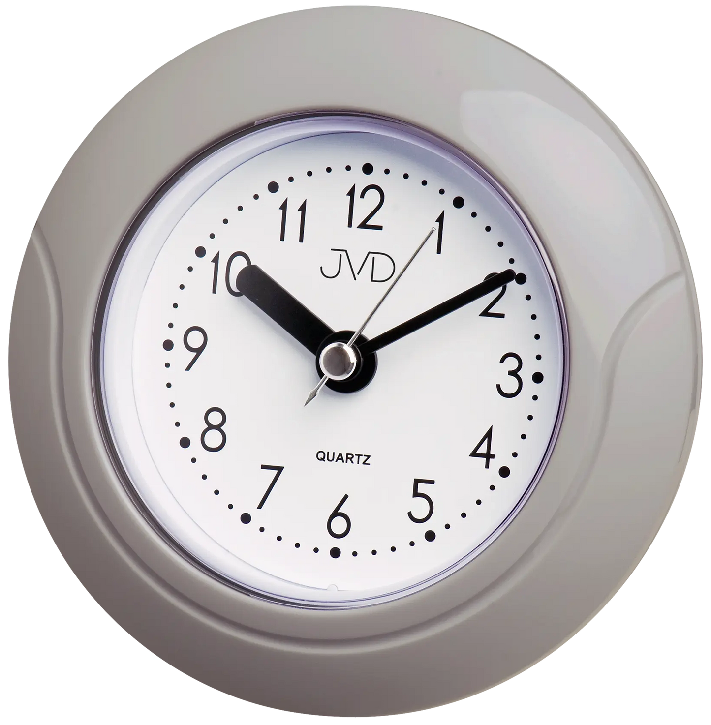 JVD Wall Clock 13.5x13.5 cm Plastic • Silent • Waterproof