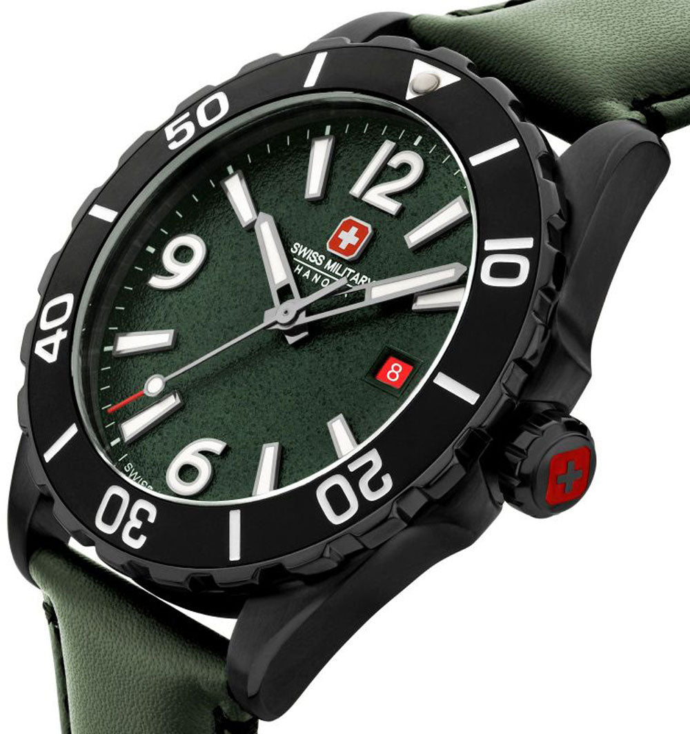 Swiss Military by Hanowa Carbon Peak SMWGB0000251 Men's Watch • Sapphire Glass • Precise Quartz Movement