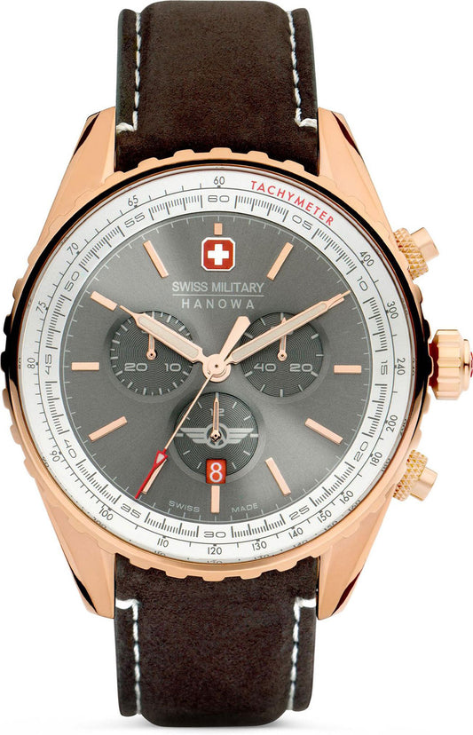 Swiss Military by Hanowa Afterburn Chrono SMWGC0000320 Men's Watch • Sapphire Glass • Chronograph