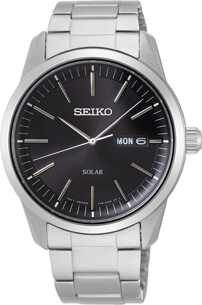 Seiko SNE527P1 Herrenuhr • Solar • Saphirglas