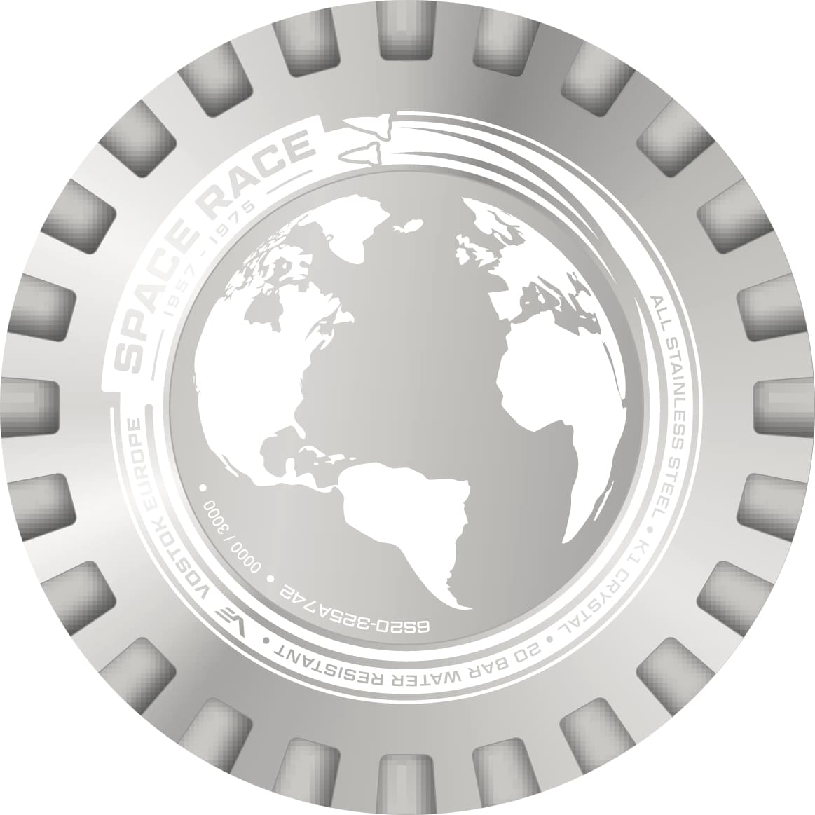 Vostok Europe Space Race 6S20-325A741 Herrenuhr • K1 Sicherheitsglas • 20 ATM