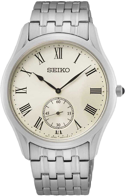 Seiko Classic SRK047P1 Herrenuhr • Saphirglas • Kleine Sekunde
