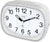 JVD Classic Analog Alarm Clock 12.3x9.1x5.9cm Plastic • Silent Sweep Second Hand • Mechanical Bell Alarm