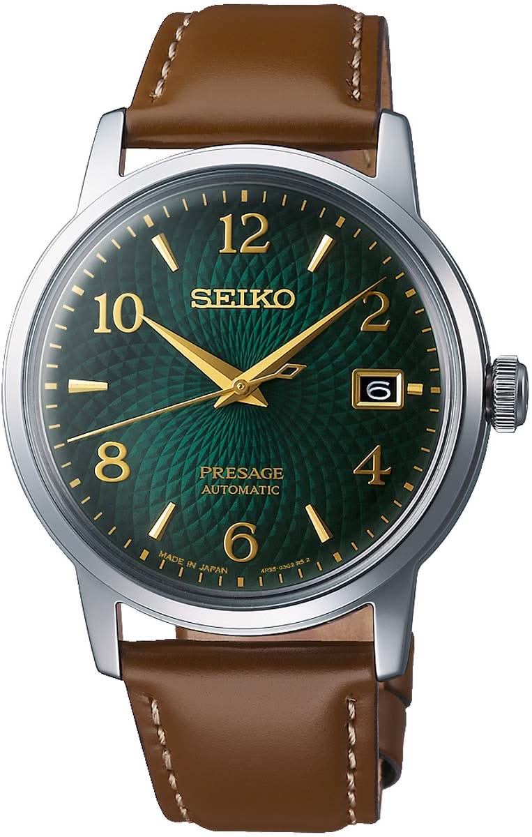 Montre pour homme Seiko Presage Cocktail Time SRPE45J1 • Automatique • Cadran rayonnant