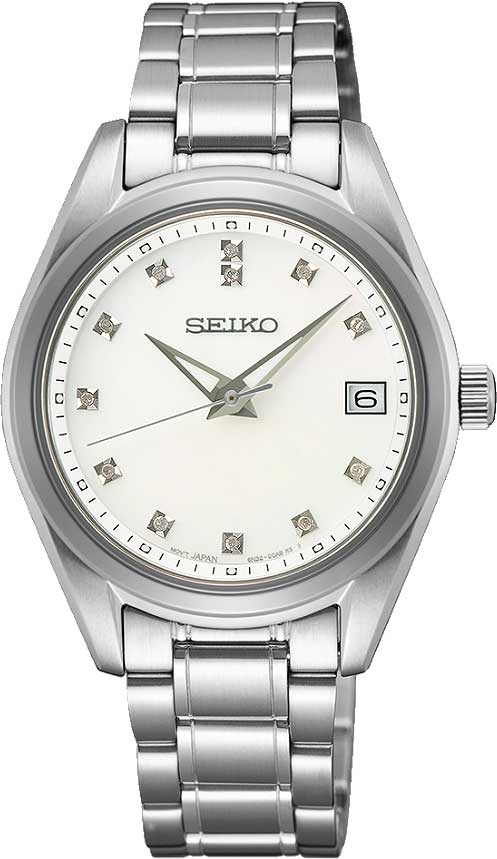 Seiko Discover More SUR579P1 Ladies' Watch • Sapphire Crystal • Diamond Dial