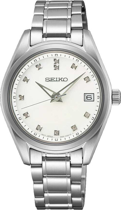 Seiko Discover More SUR579P1 Ladies' Watch • Sapphire Crystal • Diamond Dial