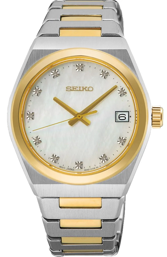 Seiko SUR604P1 Damenuhr • Saphirglas • Diamantbesatz