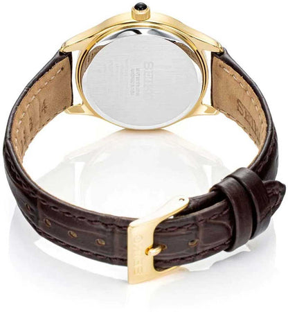 Seiko SWR072P1 Ladies' Watch • Sapphire Glass • Precise Quartz Movement