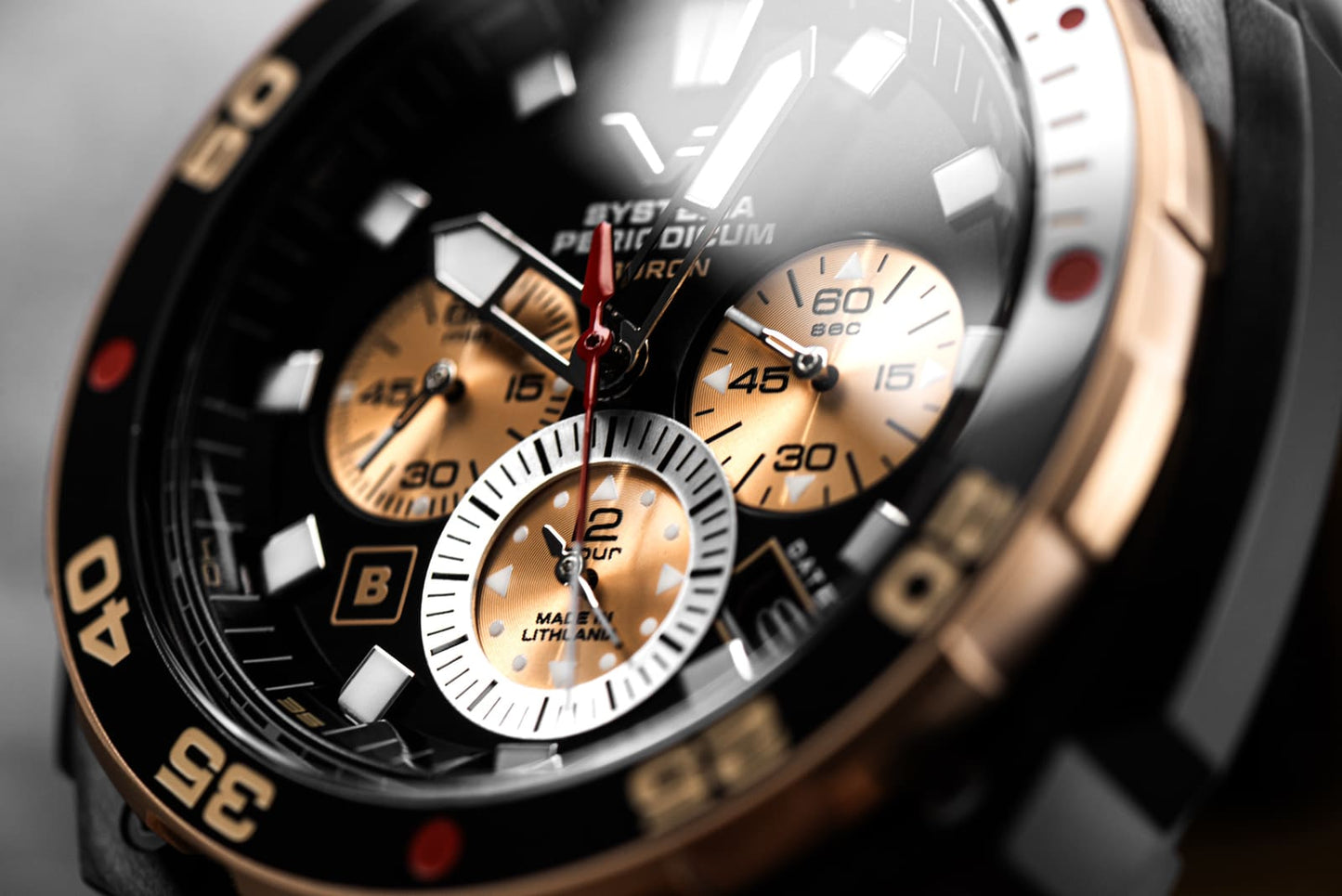 Vostok Europe Systema Periodicum VK67-650E721B Men's Watch • K1 Safety Glass • 20 ATM