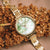 Holzkern Themis Damen Armbanduhr • Miyota Quarzwerk • Echtes grünes Perlmutt-Zifferblatt, Bild 4