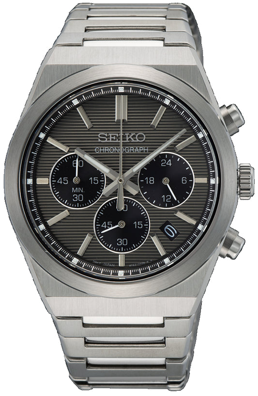 Seiko SSB455P1 Men's Watch • Sapphire Crystal • Chronograph