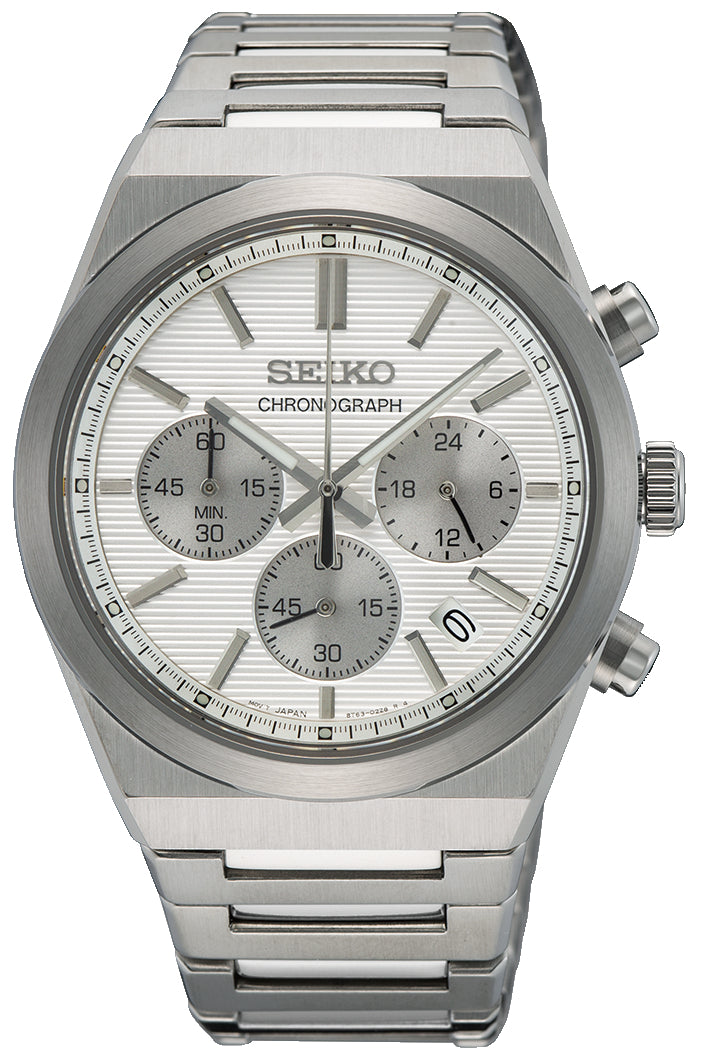 Seiko SSB451P1 Men's Watch • Quartz Chronograph • Sapphire Crystal