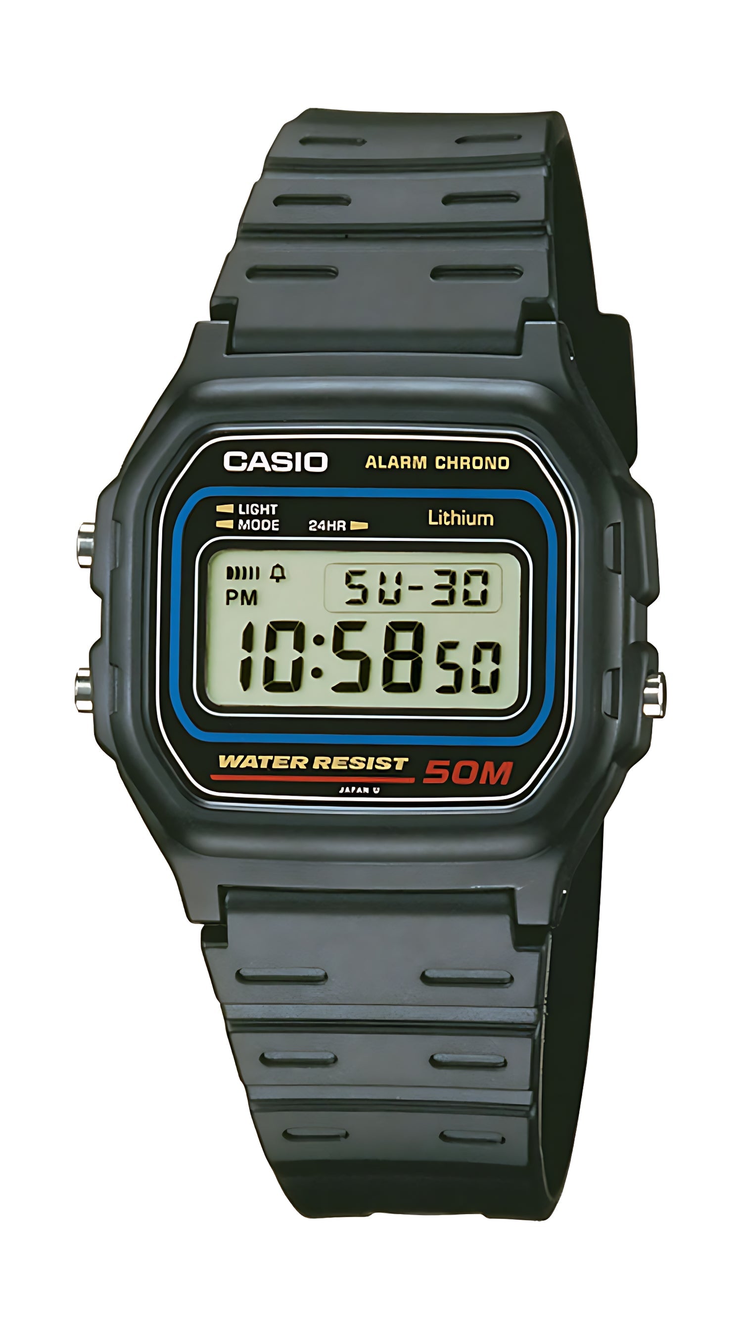 Casio W-59-1VQES Uhr • Digitalanzeige • 5 Bar Wasserdicht