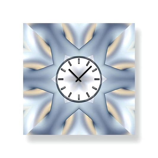 Dixtime Wanduhr 30 cm Ø Aluminium • Lautloses Uhrwerk • Modernes Design