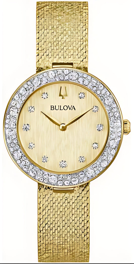 Bulova Crystal 98L321 Women's Watch • Sapphire Crystal • Quartz Movement