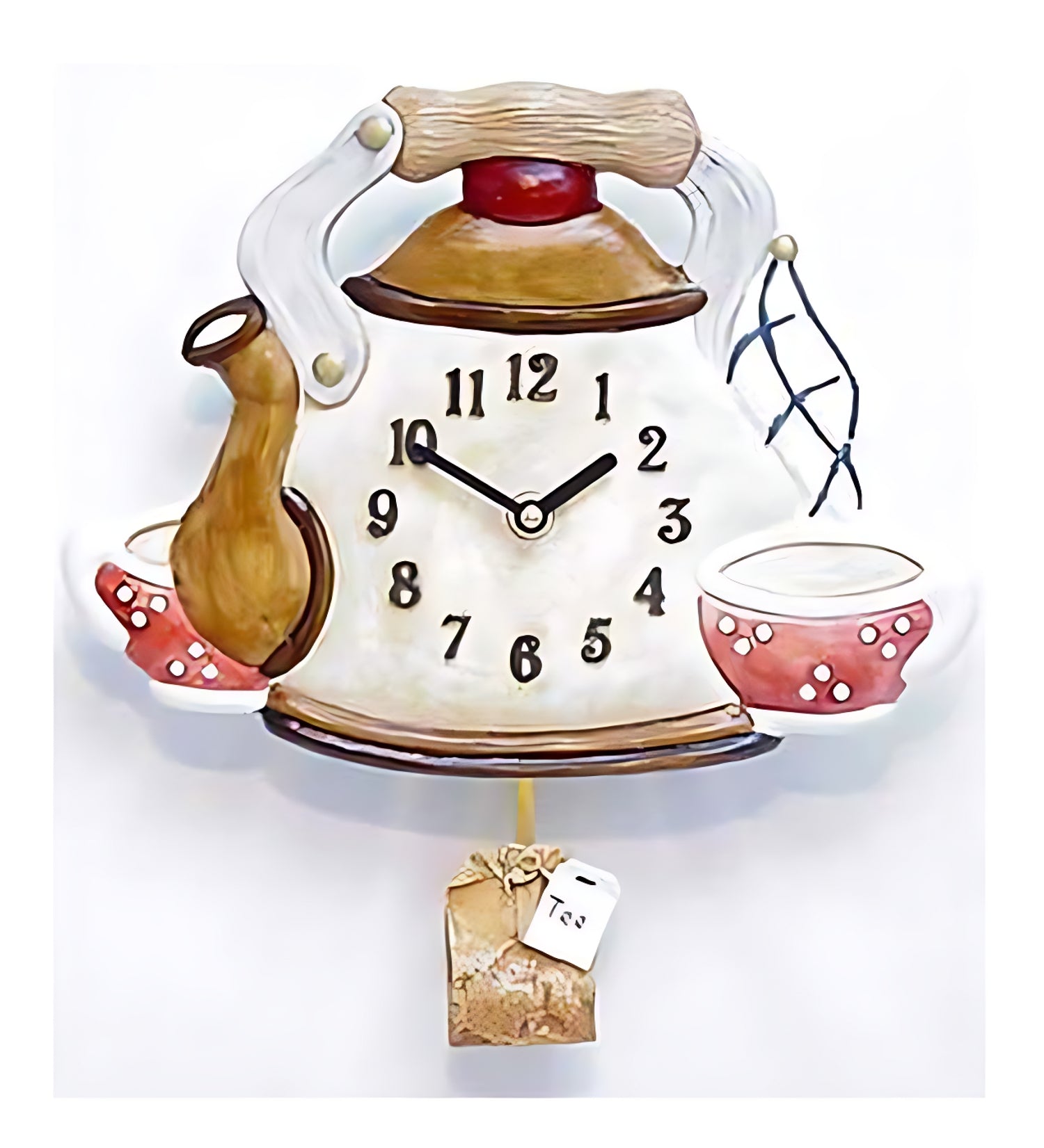 Terrastudio Ceramic Wall Clock • Handmade and hand-painted • Made in Germany